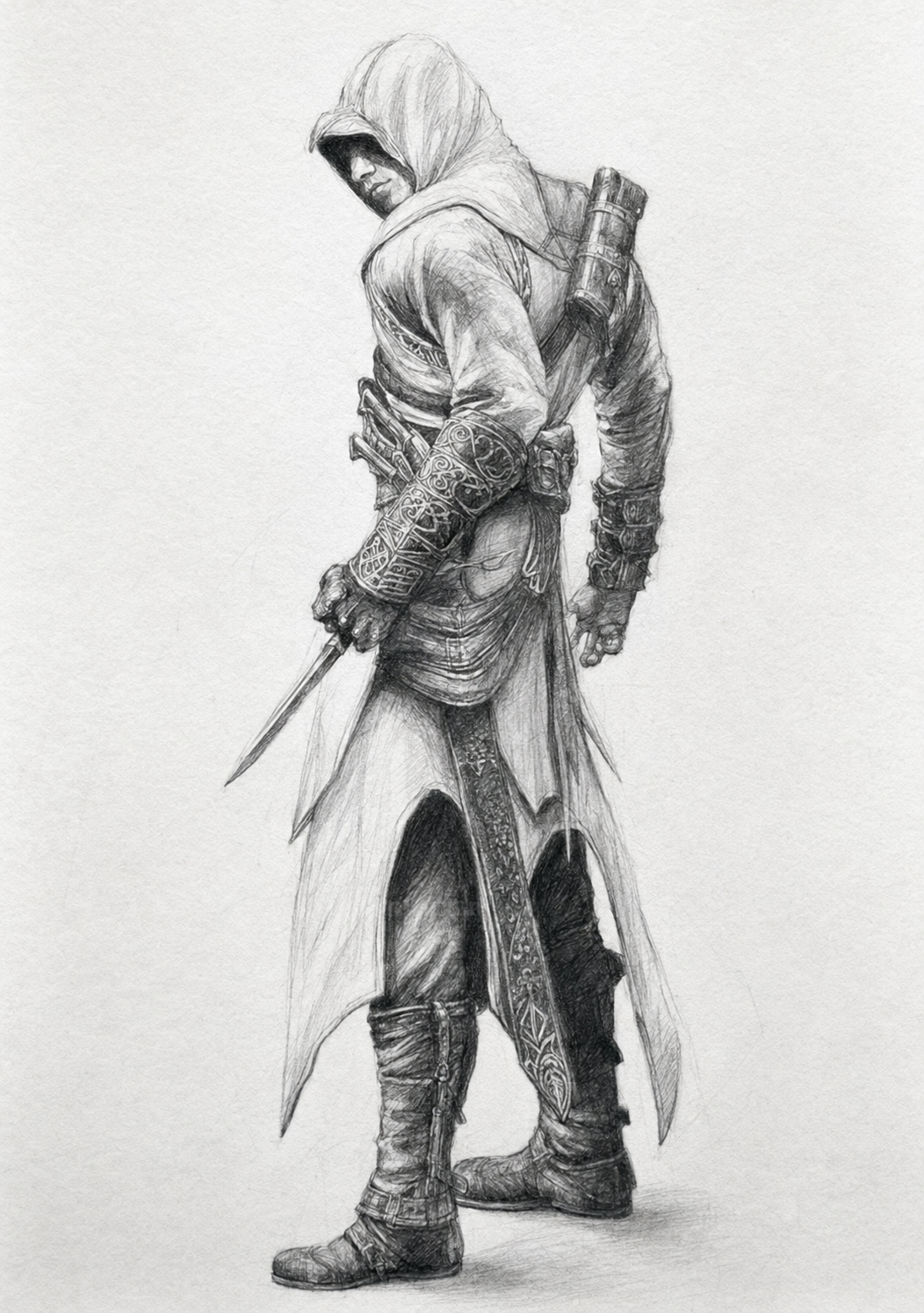 The Turning Point, graphite artwork by Tony Livins