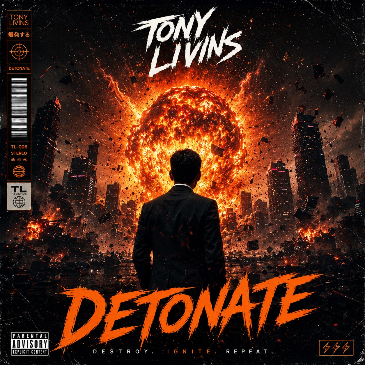 Detonate electronic music cover by Tony Livins