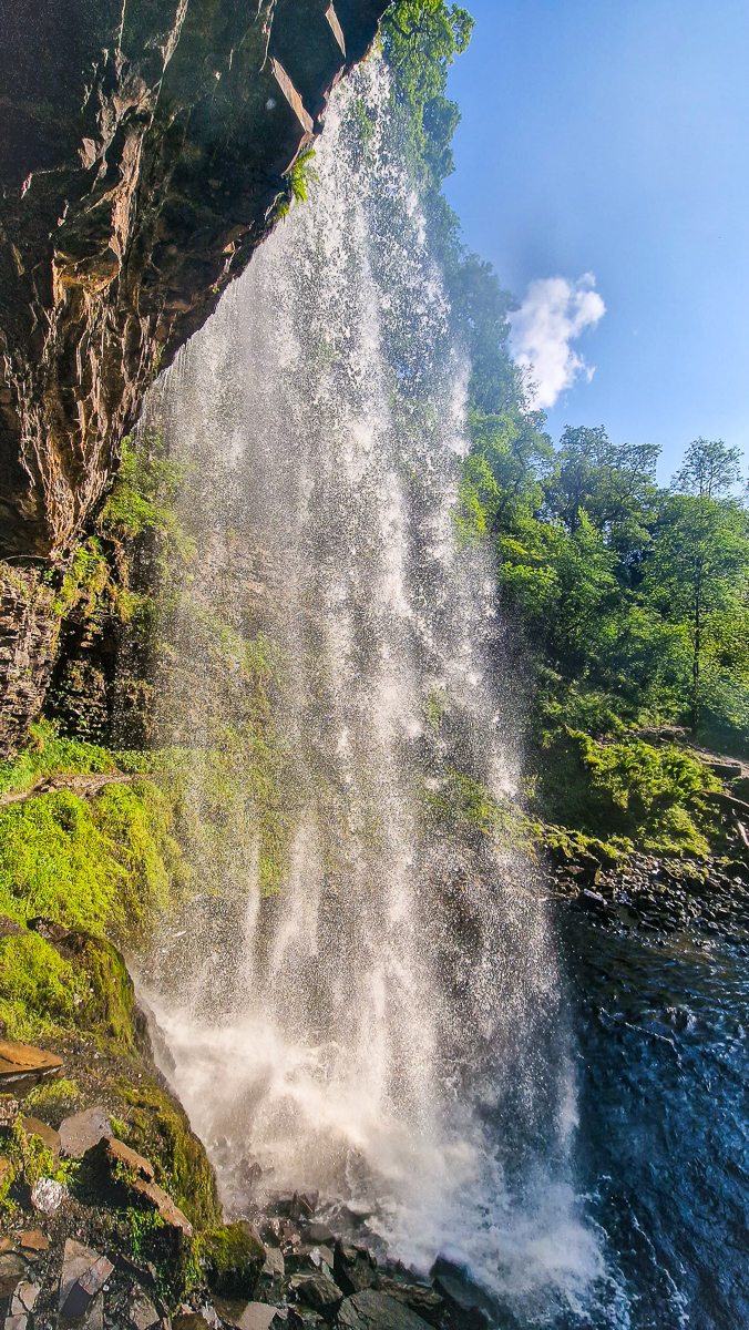 Waterfall detail photography by Tony Livins